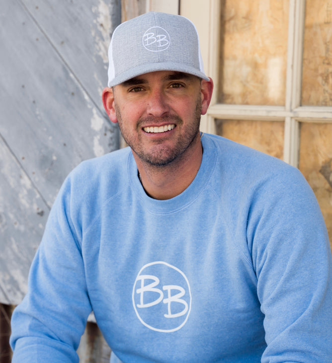 Crew Neck Sweatshirt - Pacific Blue