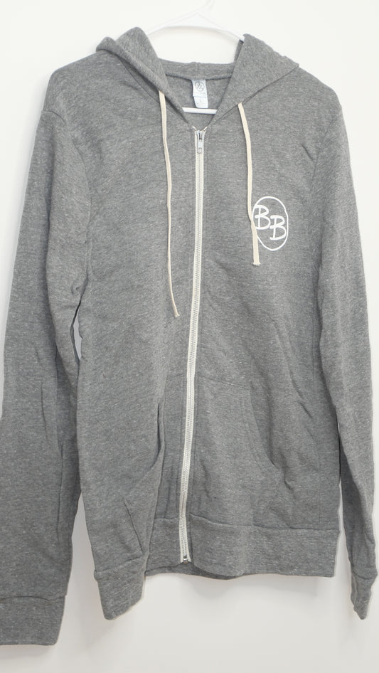 Full Zip Hoodie - Grey